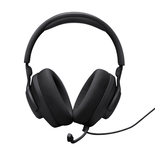 JBL Quantum 100M2 - Black - Wired over-ear gaming headset with detachable mic and mute option - Front image number null